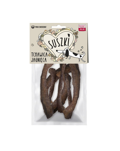 PAKA ZWIERZAKA Trachée d'agneau en boîte 100 g friandises sèches pour chiens