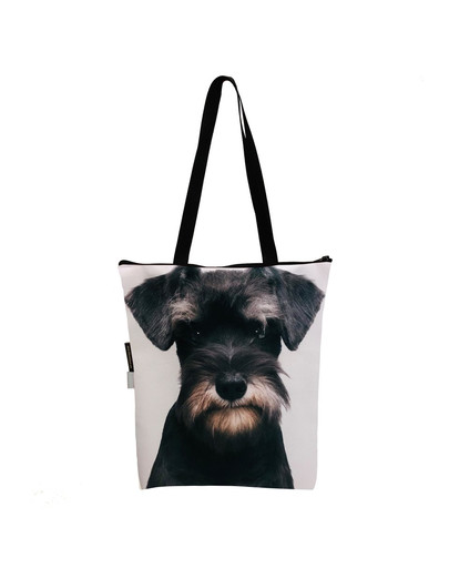 FERA Sac de courses motif Schnauzer