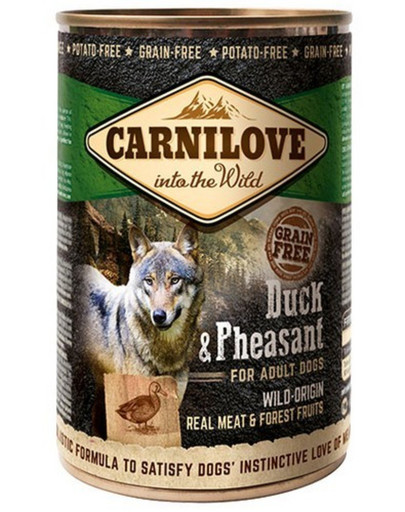 CARNILOVE Wild Meat Duck & Pheasant kaczka i bażant 400 g