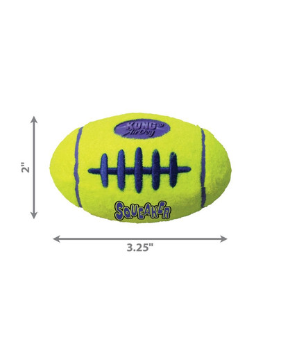 KONG AirDog Squeaker Football small 85mm