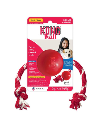 KONG Ball w/Rope S