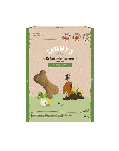 BOSCH SAMMY’S Cubes de friandises aux herbes pour chiens 1 kg