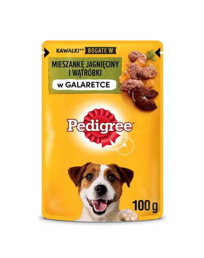 PEDIGREE Adult  avec des morceaux d'agneau en gelée 100g