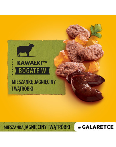 PEDIGREE Adult  avec des morceaux d'agneau en gelée 100g