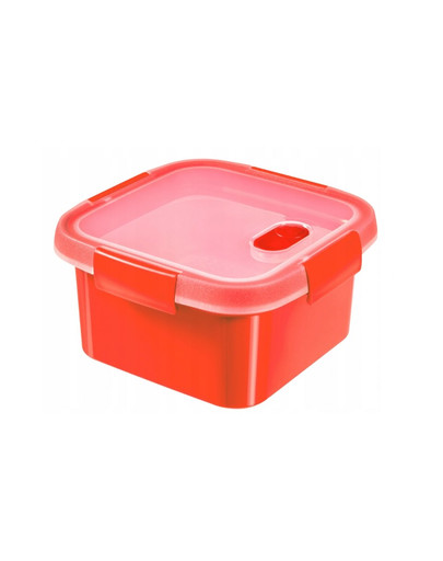 CURVER Steamer MicroWave Conteneur alimentaire avec couvercle 1.1 l rouge