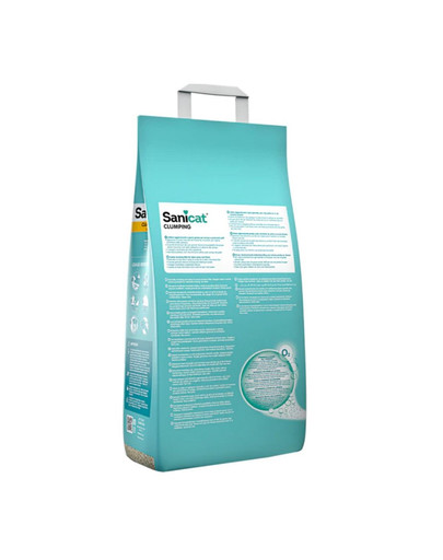 SANICAT Clumping 10 l Litière bentonite sans odeur pour chats