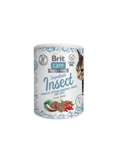 BRIT Care Cat Snack Superfruits insects 100 g