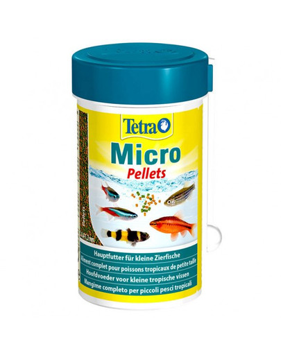TETRA Micro Pellets Nourriture complète pour petits poissons d’ornement 100 ml