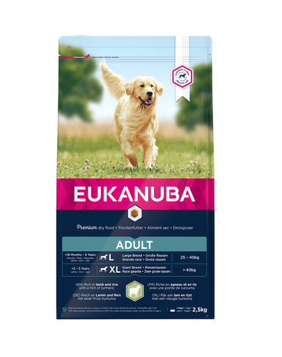 EUKANUBA Adult Large Breeds Lamb & Rice 2.5 kg