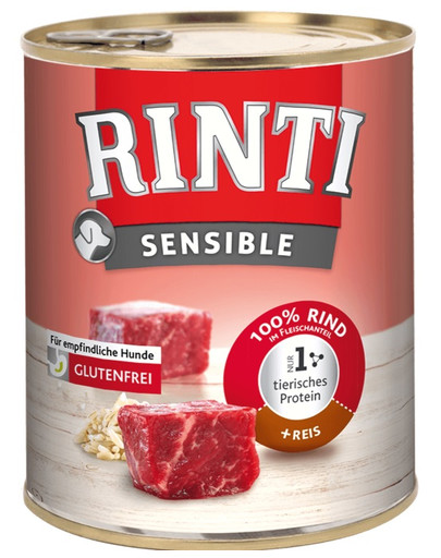 RINTI Sensible Manzo e riso 800g