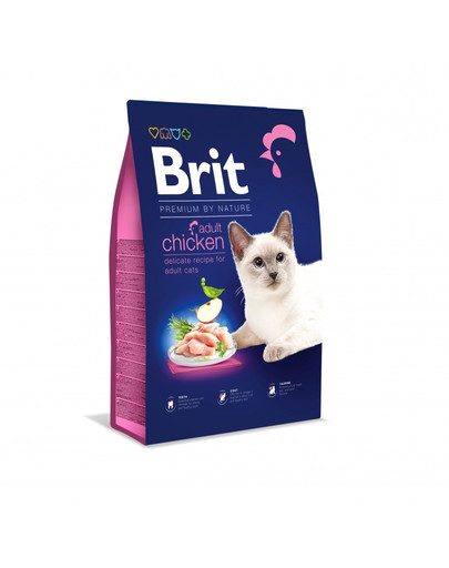 BRIT Cat Premium by Nature Adult chicken 8 kg