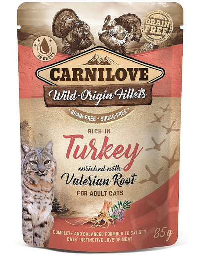 CARNILOVE Cat 24 x 85 g Fagiano e foglie di lampone