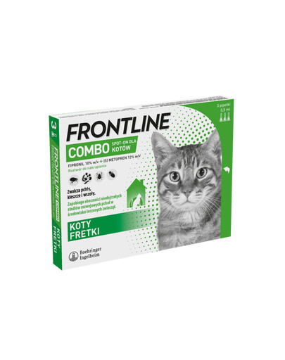 MERIAL FRONTLINE COMBO chat 3 pièces