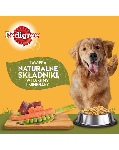 PEDIGREE Manzo in gelatina in scatola 1,2 kg x 12