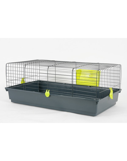ZOLUX Gabbia Classic 100 cm - grigio/verde fluo