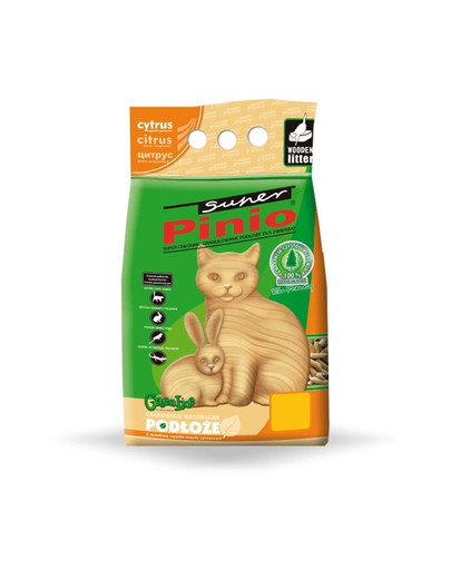 BENEK Super Pinio Lemon 5 l pellet naturale per gatti