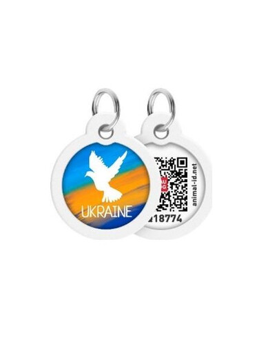 WAU-DOG Smart ID zawieszka z kodem QR kółko