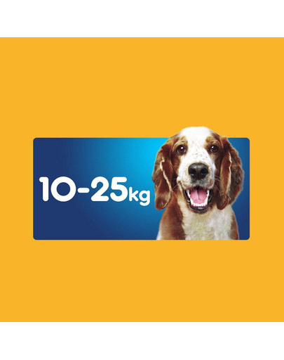 PEDIGREE DentaStix Daily Fresh crocchette al gusto di pollo per cani di taglia media 16x180g