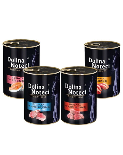 DOLINA NOTECI Premium Mélange de saveurs pour chat 24x400g