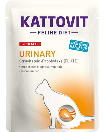 KATTOVIT Feline Diet Urinary Vitello 85g