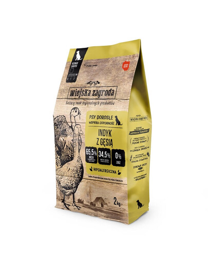 WIEJSKA ZAGRODA Indyk z gęsią 2 kg
