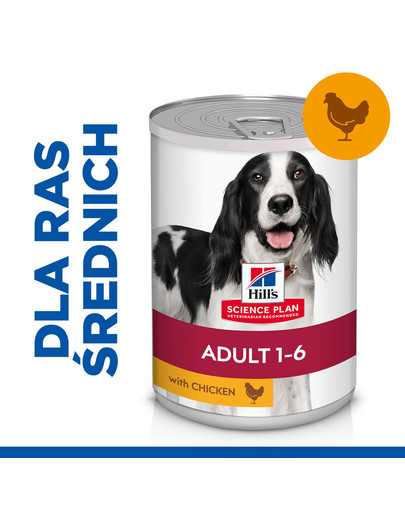 HILL'S Science Plan Canine Adult Chicken 370 g per cani adulti con pollo