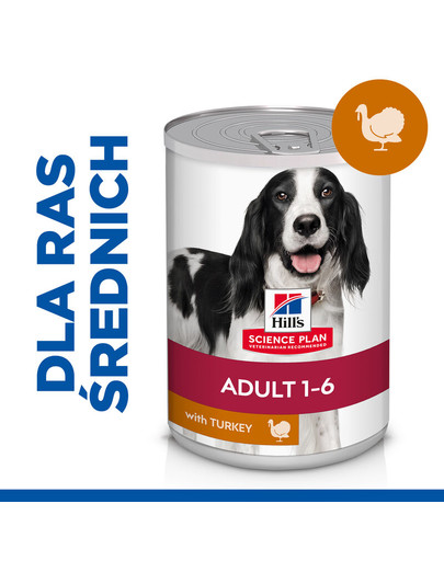 HILL'S Science Plan Canine Adult Turkey 370 g per cani adulti con tacchino