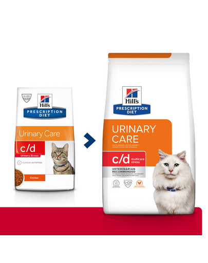 HILL'S Prescription Diet Feline c/d Multicare Urinary Stress 8 kg