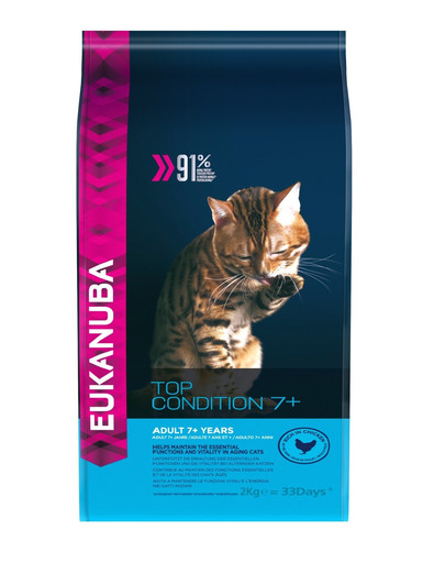 EUKANUBA Cat Senior All Breeds Chicken 2 kg
