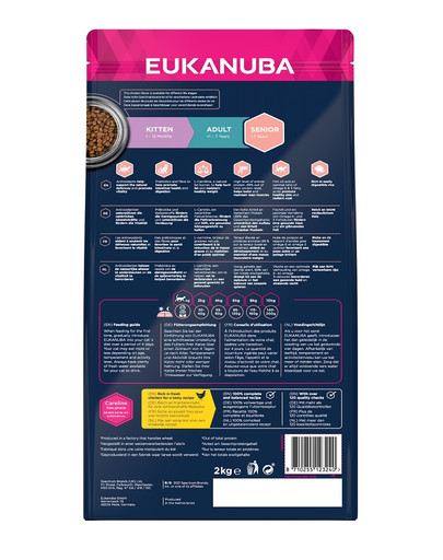 EUKANUBA Cat Senior All Breeds Chicken 2 kg