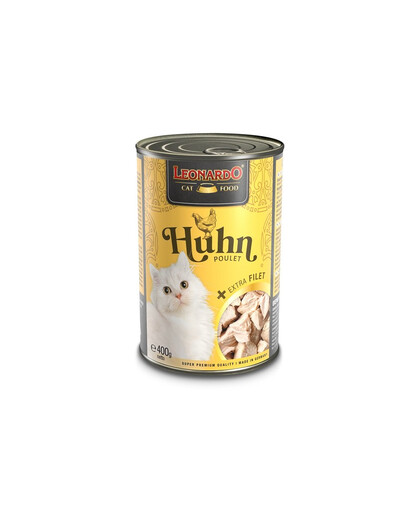 LEONARDO Croquettes pour chat LEONARDO Chicken with extra fillet 400 g [CLONE] [CLONE]