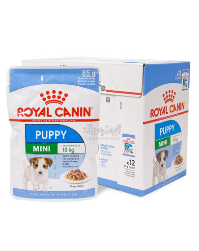 ROYAL CANIN Mini puppy 48x85 g karma mokra w sosie dla szczeniąt do 10 miesiąca, ras małych