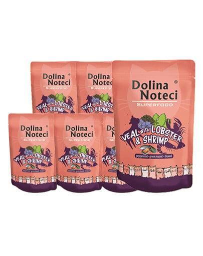 DOLINA NOTECI Superfood aragosta e gamberi 10 x 85g