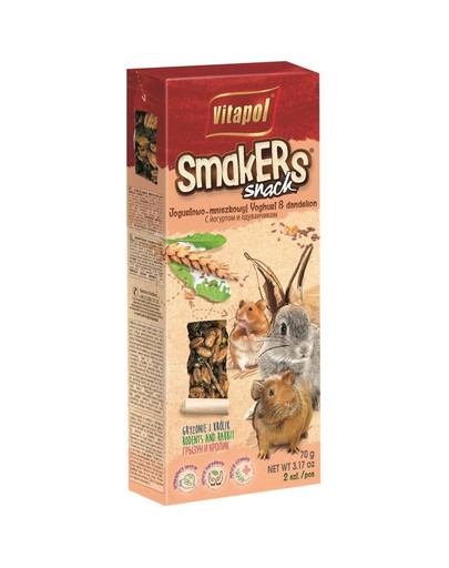 VITAPOL Smakers per roditori yogurt e tarassaco 2 pz