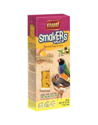 VITAPOL Smakers per fringuelli zebrati - a base di uova