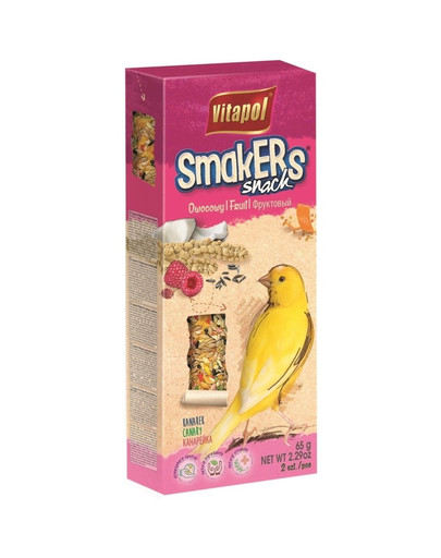 VITAPOL Smakers per canarini da frutto 2 pz