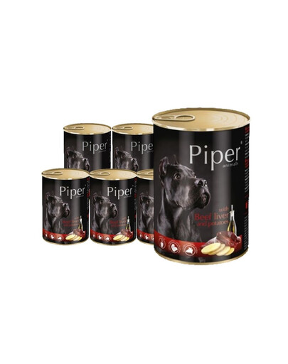 DOLINA NOTECI PIPER con fegato di manzo e patate 24 x 400g