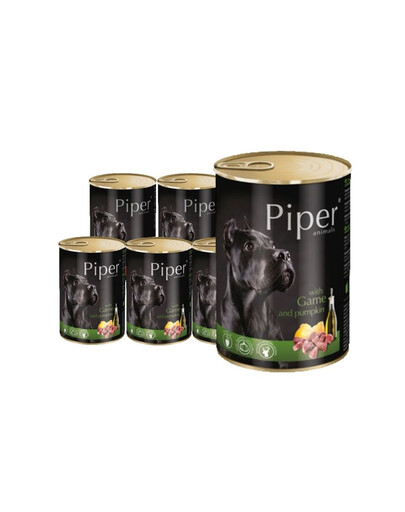 DOLINA NOTECI PIPER con selvaggina e zucca 24 x 400g
