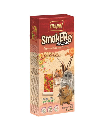 VITAPOL Smakers per roditori - popcorn 2 pz