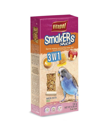 VITAPOL Smakers potrójny dla papugi falistej 130 g