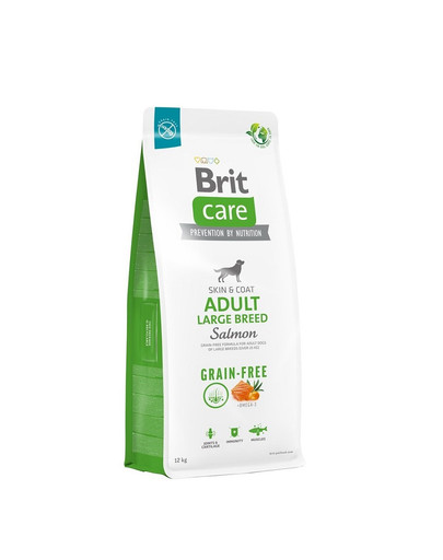 BRIT Care Grain-free Adult Large Breed Salmon 12kg cibo senza cereali per cani di taglia grande al salmone