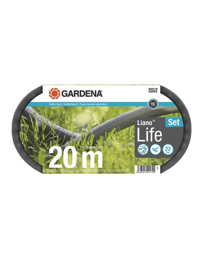 GARDENA Kit Liano Life tubo tessile 20 m