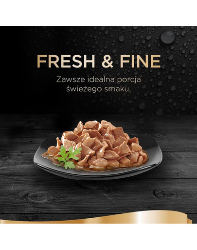 SHEBA Fresh&Fine 50x50 g Bustine di salsa di pollo, pollame e tacchino