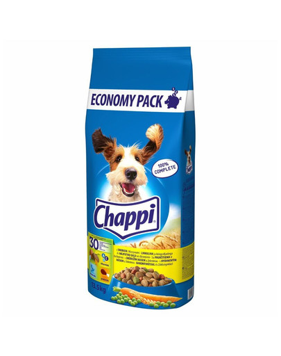 CHAPPI Cibo secco con pollame e verdure 13.5 kg
