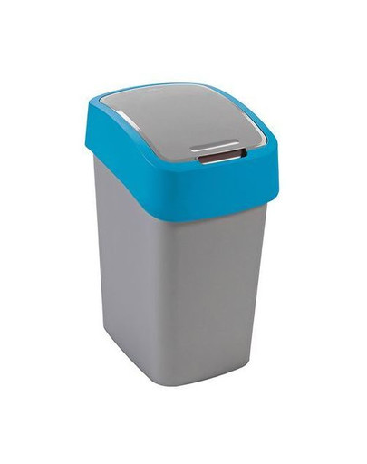 CURVER Cestino FLIP BIN 9L argento/blu