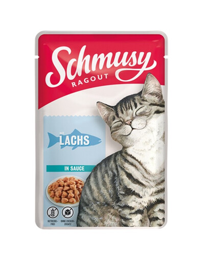 SCHMUSY RAGOUT z łososiem w sosie 22*100 g