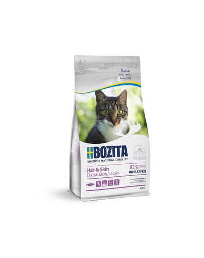 BOZITA Hair & Skin Wheat Free Salmon 400g