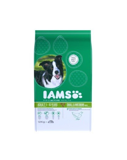 IAMS ProActive Health Adult Small & Medium Breed Chicken 12 kg