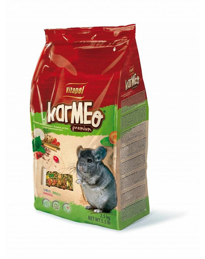VITAPOL Karmeo Premium mangime completo per cincillà 2,5 kg