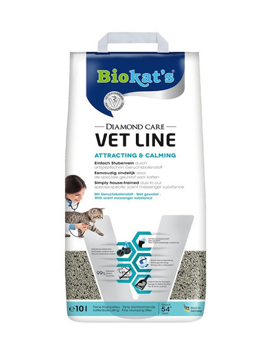 BIOKAT'S Diamond Care Vet Line Attracting&Calming 10 l in bentonite naturale